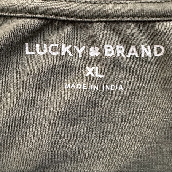 Lucky Brand Women’s NWT Cotton Graphic T-Shirt Size XL Sun Embroidered Floral - Picture 6 of 8